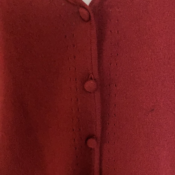 NWT Anne Klein Shade of Maroon Sleeveless Sweater Size XL - Picture 7 of 12